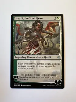 Huatli, the Sun's Heart - MTG War of the Spark - NM - Image 1