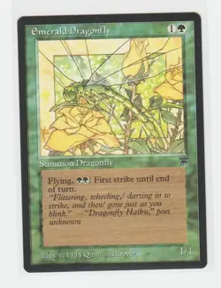 Magic the Gathering ~ MTG ~ 1x Emerald Dragonfly ~ LEGENDS ~ M/NM - Image 1