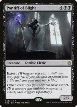 Pontiff of Blight - Light Play MTG Ravnica Allegiance: Guild Kits - Image 1