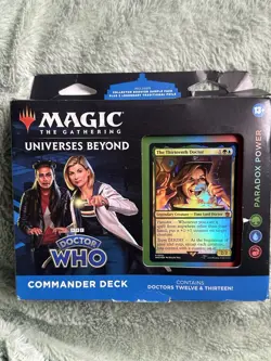 Magic The Gathering Doctor Who MTG Commander Deck: Paradox Power Open BoxLikenew - Image 1
