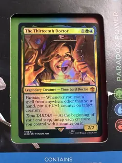 Magic The Gathering Doctor Who MTG Commander Deck: Paradox Power Open BoxLikenew - Image 2