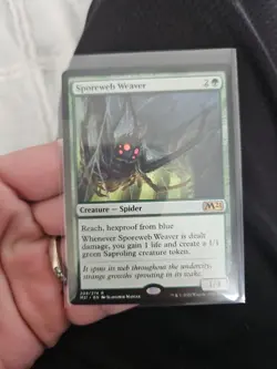 MTG M21 Sporeweb Weaver 208/274 MINT/NM Magic the Gathering 2021 Core - Image 1