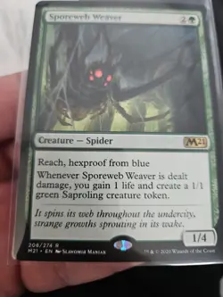 MTG M21 Sporeweb Weaver 208/274 MINT/NM Magic the Gathering 2021 Core - Image 2