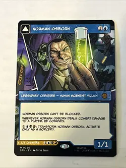 Norman Osborn (Borderless) Mythic #0220  MTG Marvel's Spider-Man Regular - Image 1