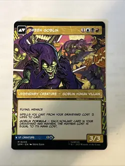 Norman Osborn (Borderless) Mythic #0220  MTG Marvel's Spider-Man Regular - Image 2