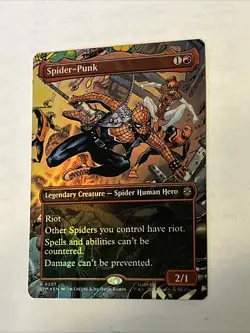 Spider-Punk 0207 Borderless Foil - Magic MTG Marvel's Spider-Man - Image 3