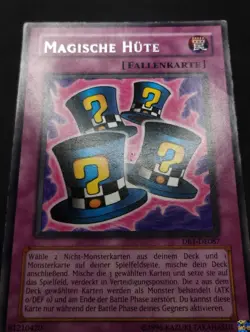 YUGIOH 2004 | MAGICAL HATS | DB1-DE087 | GERMAN | RARE | VERY GOOD (MP) - Image 5