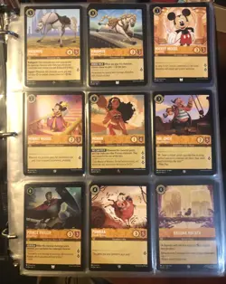 HUGE Lorcana 1st Chapter Cards Lot With FOILS Rare Collection Near Complete Set - Image 2