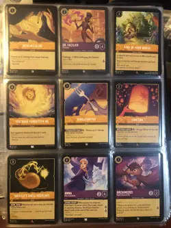 HUGE Lorcana 1st Chapter Cards Lot With FOILS Rare Collection Near Complete Set - Image 4