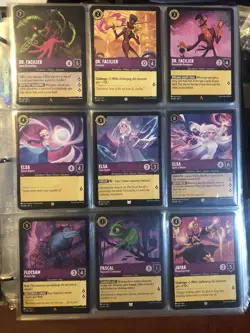HUGE Lorcana 1st Chapter Cards Lot With FOILS Rare Collection Near Complete Set - Image 5