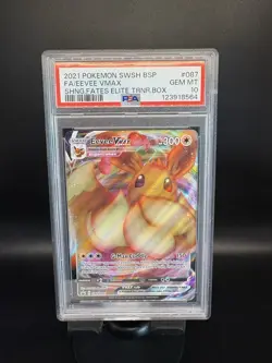 Eevee VMAX SWSH087 SWSH: Sword & Shield Promo Cards Holo PSA 10 - Image 4