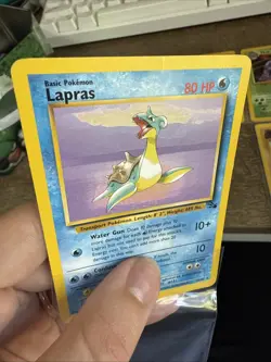 Set Of 7 Vintage Pokemon Fossil Set Rare Cards, Non-holo, HP And Damaged - Image 2