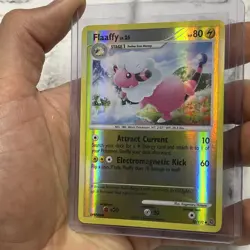 Flaaffy - DP Secret Wonders 50/132 Diamond Pearl Pokemon Card LP/NM Reverse Holo - Image 2