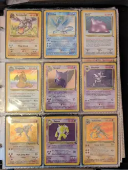 100% Complete Pokemon Card Fossil Set 62/62 Old Vintage Classics WOTC 1999! - Image 1