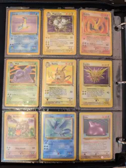 100% Complete Pokemon Card Fossil Set 62/62 Old Vintage Classics WOTC 1999! - Image 2