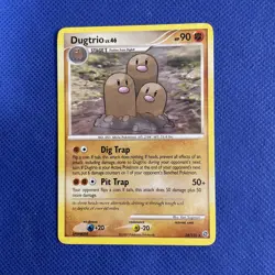 Dugtrio 24/132 Secret Wonders 2007 Pokemon Regular Rare Card - NM - Image 1