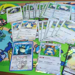 Rare Pokemon Card Snorlax Lot 21x Japanese TCG LP/MP Condition Bulk Set - Image 2
