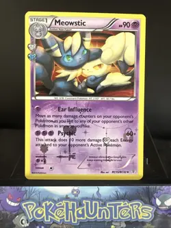 Pokemon Card Meowstic RC15/RC25 Legendary Treasures Radiant Collection L/P - Image 1