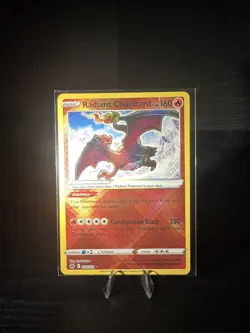 Pokemon Radiant Charizard Card 020/159 Crown Zenith MINT/NM Condition - Image 1