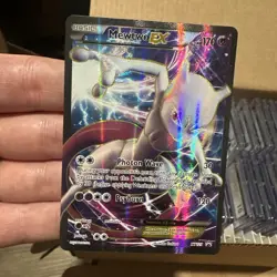 Mewtwo EX XY125 Full Art Black Star Promo Holo Pokemon Card Full Art Rare - Image 1