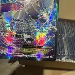 Mewtwo EX XY125 Full Art Black Star Promo Holo Pokemon Card Full Art Rare - Image 4