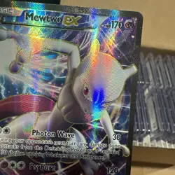 Mewtwo EX XY125 Full Art Black Star Promo Holo Pokemon Card Full Art Rare - Image 5