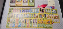 Pokemon bulk vintage MP to DMG 200+ cards WOTC Rares, Shadowless, 1st Edition #1 - Image 5