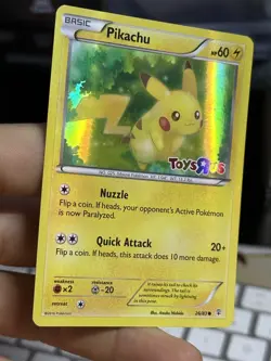 Pikachu 26/83 Toys R Us Promo 2016 Holo Rare Pokemon Card TCG - Image 4