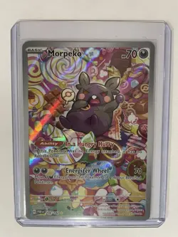 Morpeko 206/182 Paradox Rift 2023 Holo Illustration Pokemon Card TCG - Image 1