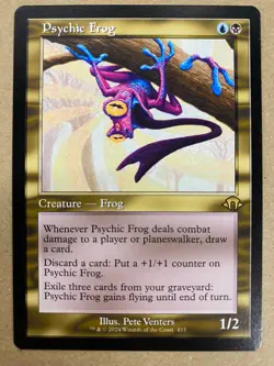 MTG 1x RETRO Psychic Frog # 433 Modern Horizons 3 Magic the Gathering Card x1 NM - Image 1
