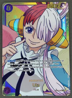 One Piece Card Game Uta SEC OP02-120 Paramount War English NM/M - Image 1