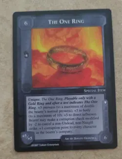 The One Ring - The Lidless Eye - Middle Earth CCG - MECCG Card - Image 1