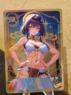 CANDACE - GENSHIN IMPACT - GODDESS STORY - WAIFU - BEST BODY - HOLO CARD - SSR - Image 1
