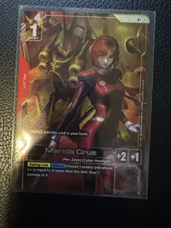 MARIDA CRUZ - GD01-093 R+ Alt Art GUNDAM TCG CARD GAME ENGLISH NEWTYPE RISING - Image 1