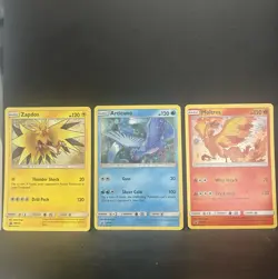 Zapdos, Articuno, & Moltres | 2018 Promo Pokemon Cards Holos SM143 145 146 - Image 1