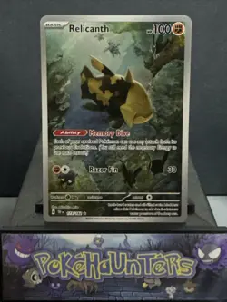 Pokemon Card Relicanth 173/162 Temporal Forces Holo Illustration Rare NM - Image 1