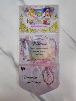 Lovely Zhi Lian - Anime Waifu Trifold Wedding Trading Card - VTubers - Image 2