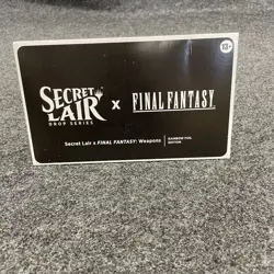 MTG Secret Lair x Final Fantasy: Weapons, Rainbow Foil, Sealed Sleeve has Wear - Image 1