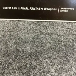 MTG Secret Lair x Final Fantasy: Weapons, Rainbow Foil, Sealed Sleeve has Wear - Image 3