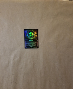 MTG Magic PIP Fallout X1 FOIL Radiation Token NM/MINT - Image 1
