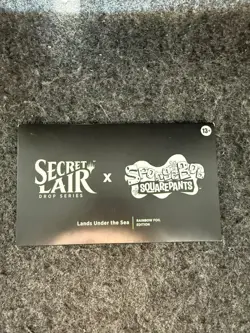 MTG: Secret Lair x SpongeBob SquarePants Lands Under The Sea, Rainbow Foil - Image 1