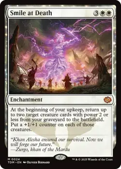 NM Foil Smile at Death, MTG, Tarkir Dragonstorm, Magic the Gathering, 24 - Image 1