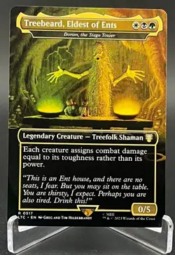 Treebeard, Eldest of Ents - Doran, the Siege Tower (Borderless) Commander: LOTR - Image 1