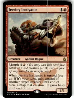 Jeering Instigator - Khans Of Tarkir - Magic the Gathering MTG Nice! - Image 1