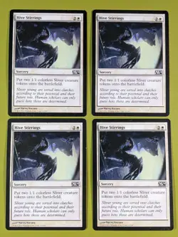 Hive Stirrings x4 Magic 2014 M14 4x Playset Magic the Gathering MTG - Image 1