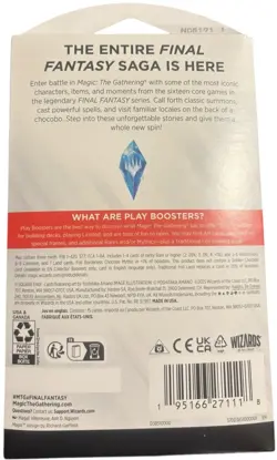 Magic the Gathering: Final Fantasy Play Booster Pack Sealed - Image 2