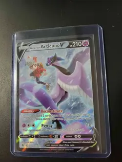 Pokemon TCG Galarian Articuno V Sword & Shield - Astral Radiance TG16/TG30 Holo - Image 1
