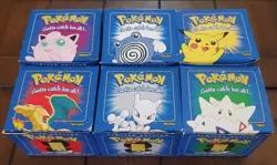 1999 Burger King POKEMON 23k Gold Cards Complete Boxed Set Of 6 Blue w/Charizard - Image 1