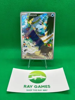 Pokemon TCG Oshawott 105/086 White Flare Holo Illustration Rare NM - Image 1