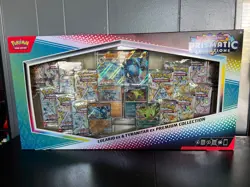 Pokemon TCG Prismatic Evolutions Lucario Ex + Tyranitar Ex Premium Collection - Image 1